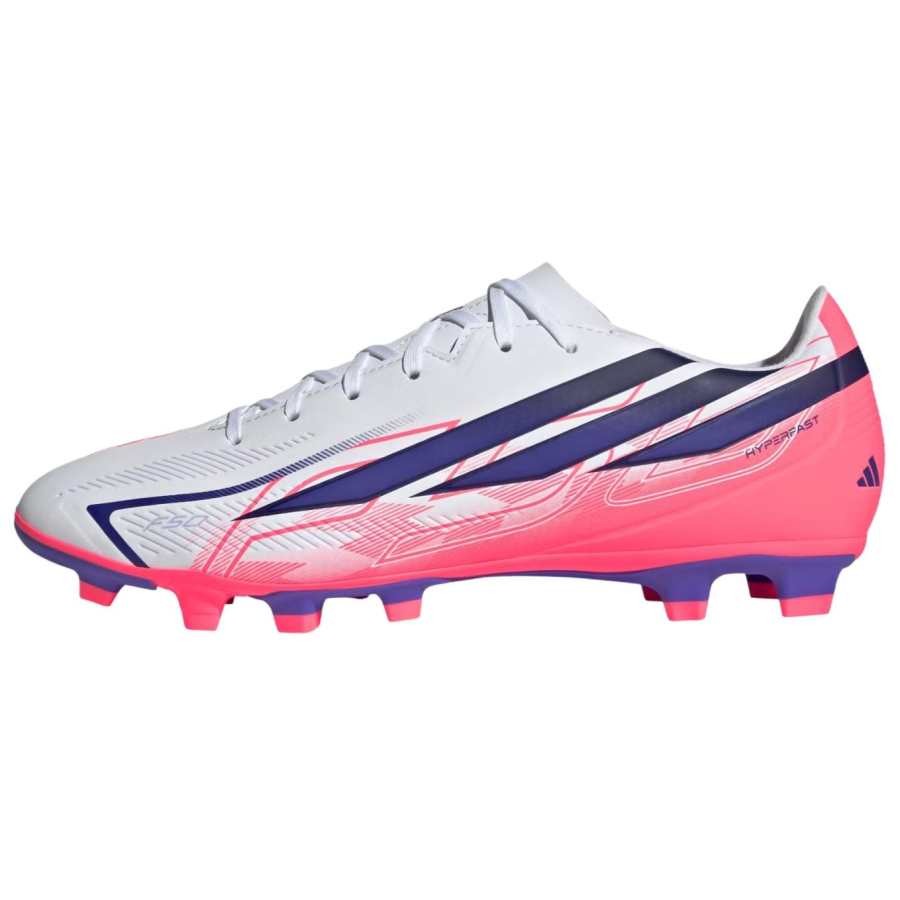 Adidas Adidas F50 Soccer Shoes Unisex Cloud White/Sun Purple/Sun Turbo