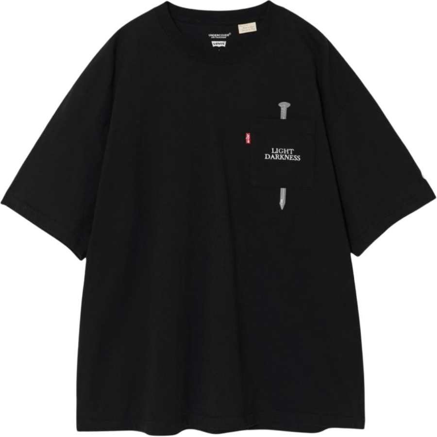 Levis Levis X UNDERCOVER T Shirts Men's Black Crew Neck