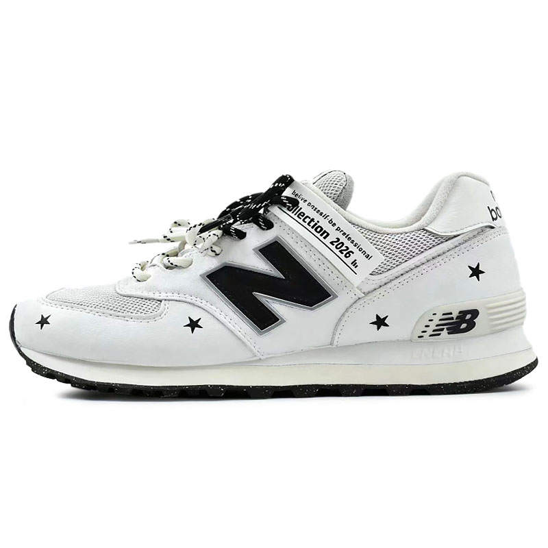 New Balance New Balance NB 574 Running Shoes Unisex Low Top White, Black