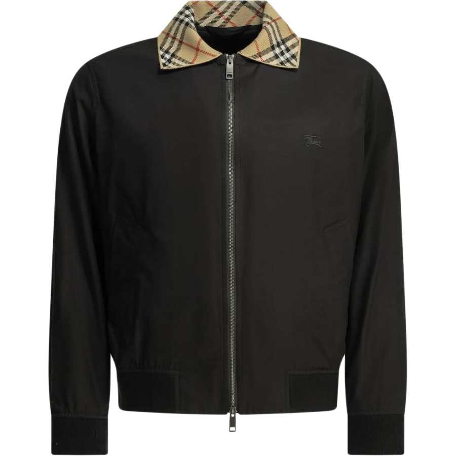 Burberry Burberry Jackets Men's Black Lapel Moderate Other