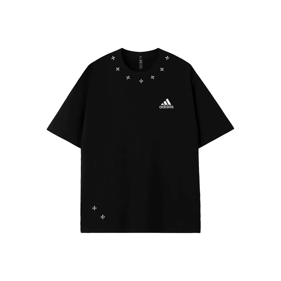Adidas Adidas MUST HAVES T Shirts Unisex Black Crew Neck Moderate Straight Fit