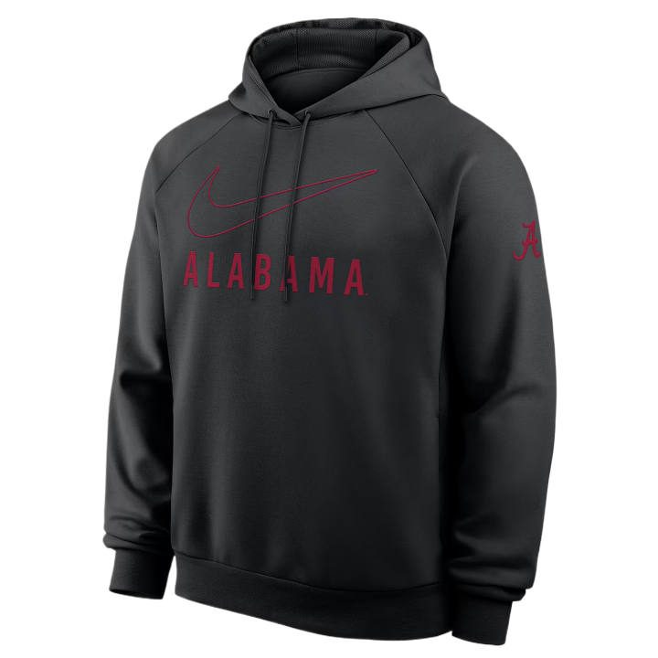 Nike Nike College Sweatshirts Men's Black Hooded Non Detachable Moderate