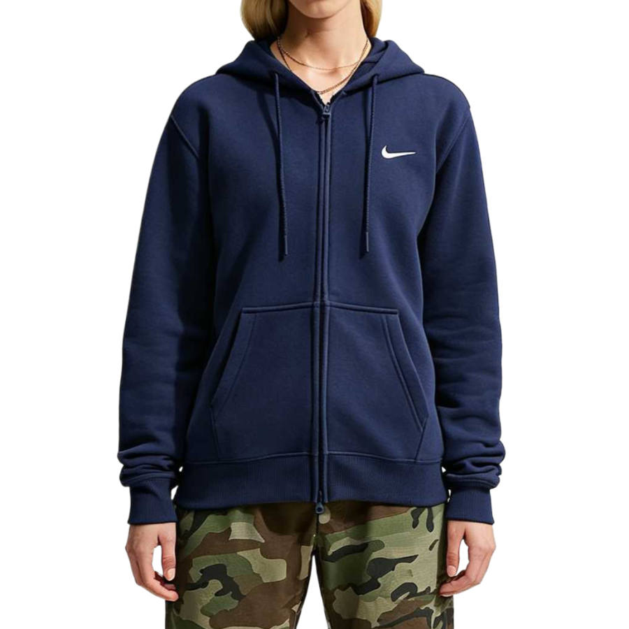Nike Nike Sweatshirts Women's Midnight Marine/Sailboat Hooded Non Detachable Moderate