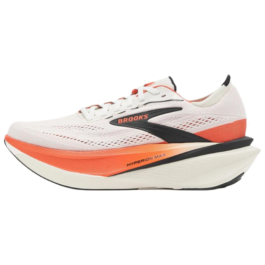 Brooks Brooks Hyperion Max 4 Running Shoes Men's Low Top White Orange