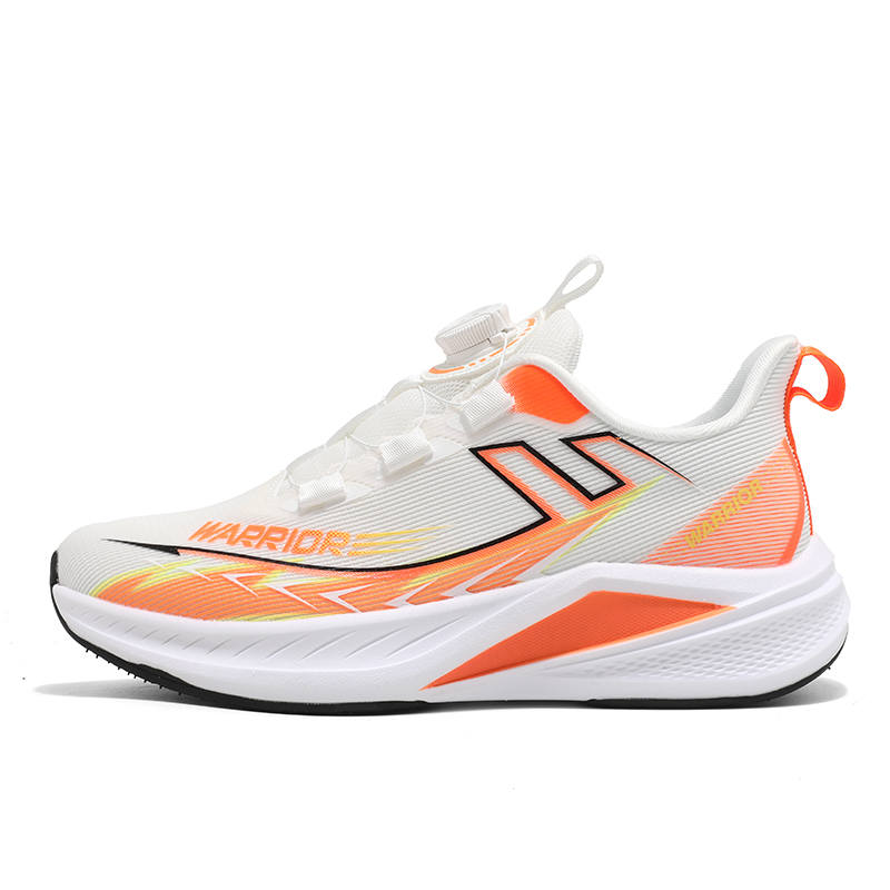 WARRIOR WARRIOR Running Shoes Unisex Low Top White Orange, Black Green