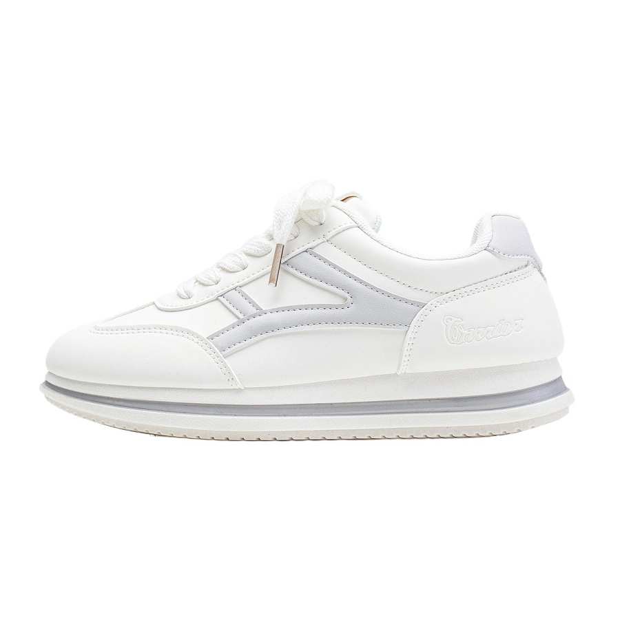 WARRIOR Casual Shoes Women's Low Top Beige Gray