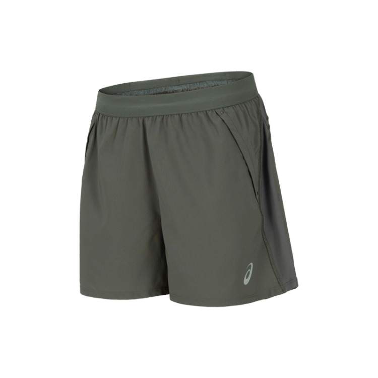 ASICS ASICS Running Shorts Men's Gray Green Moderate