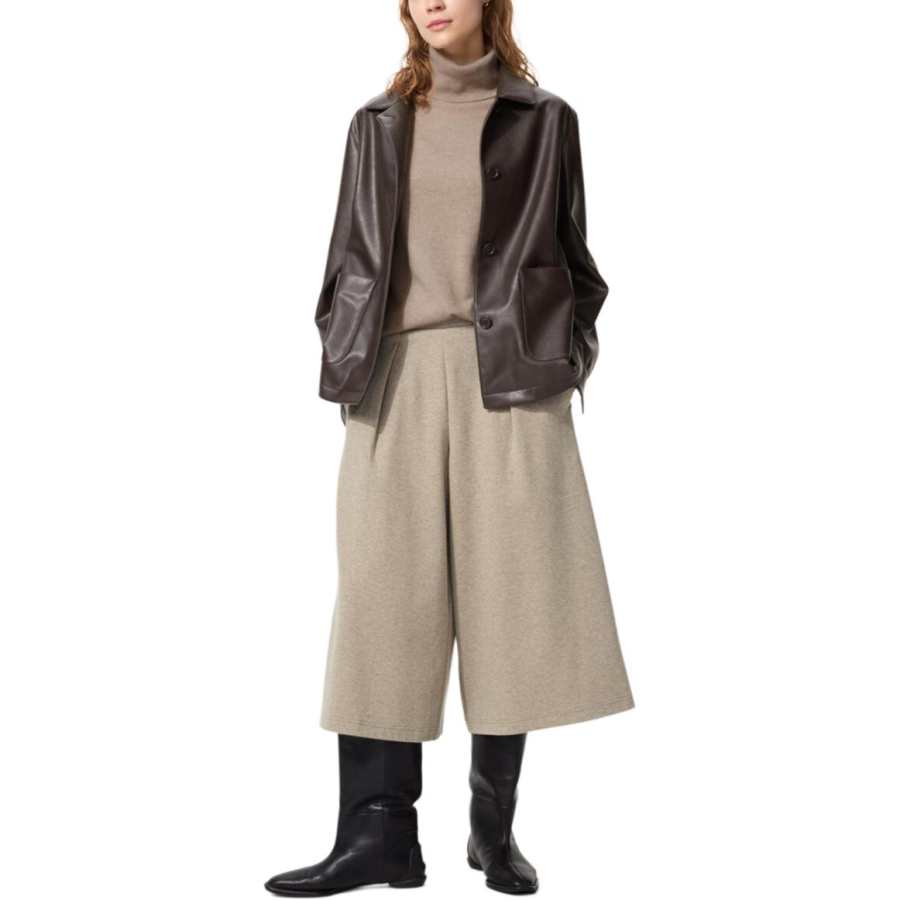 UNIQLO SS26 Casual Pants Women's Beige Moderate