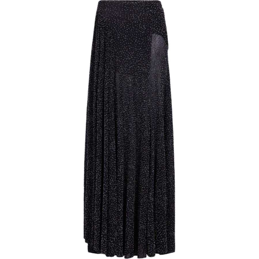 Paco Rabanne Casual Long Skirts Women's Black Moderate Long Skirt Other