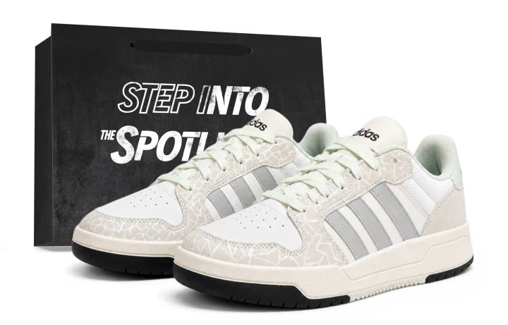 Adidas Adidas ENTRAP Skateboard Shoes Unisex Low Top White Green