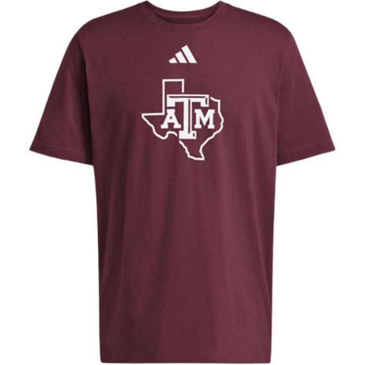 Adidas Adidas T Shirts Men's Maroon Crew Neck