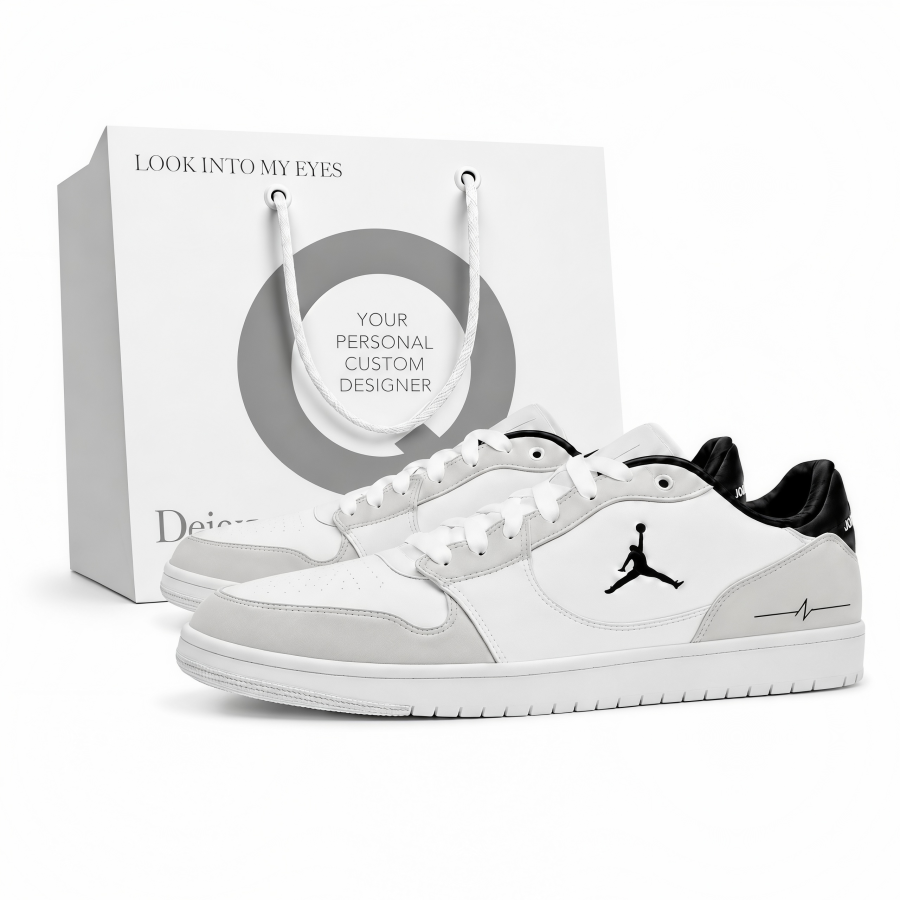 Jordan Jordan COURT CONNECT Skateboard Shoes Men's Low Top White/Gray