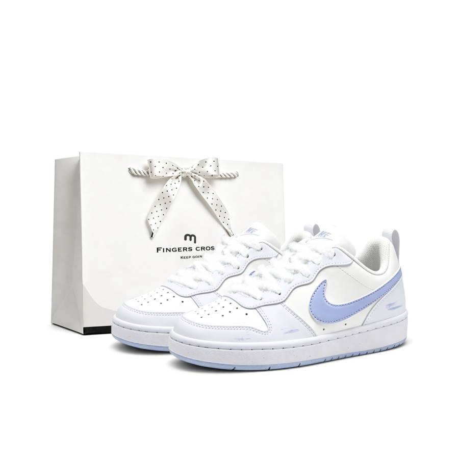 Nike Nike Court Borough Skateboard Shoes Unisex Low Top Blue