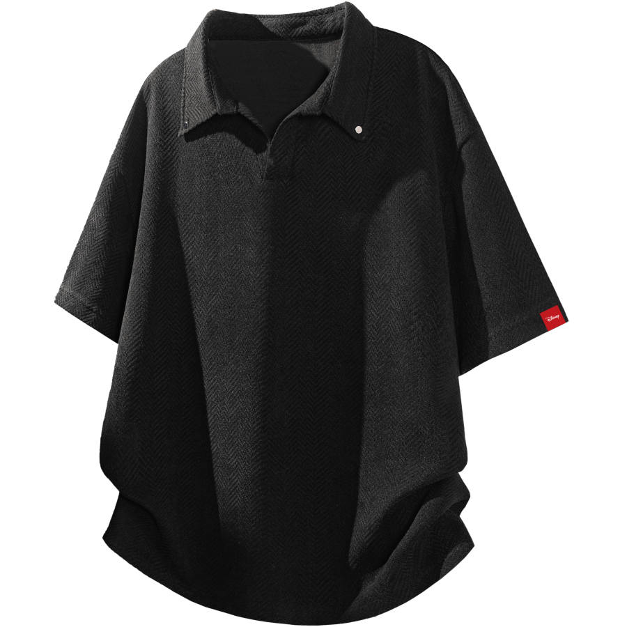 Disney Polo Shirts Unisex Lapel Moderate Straight Fit