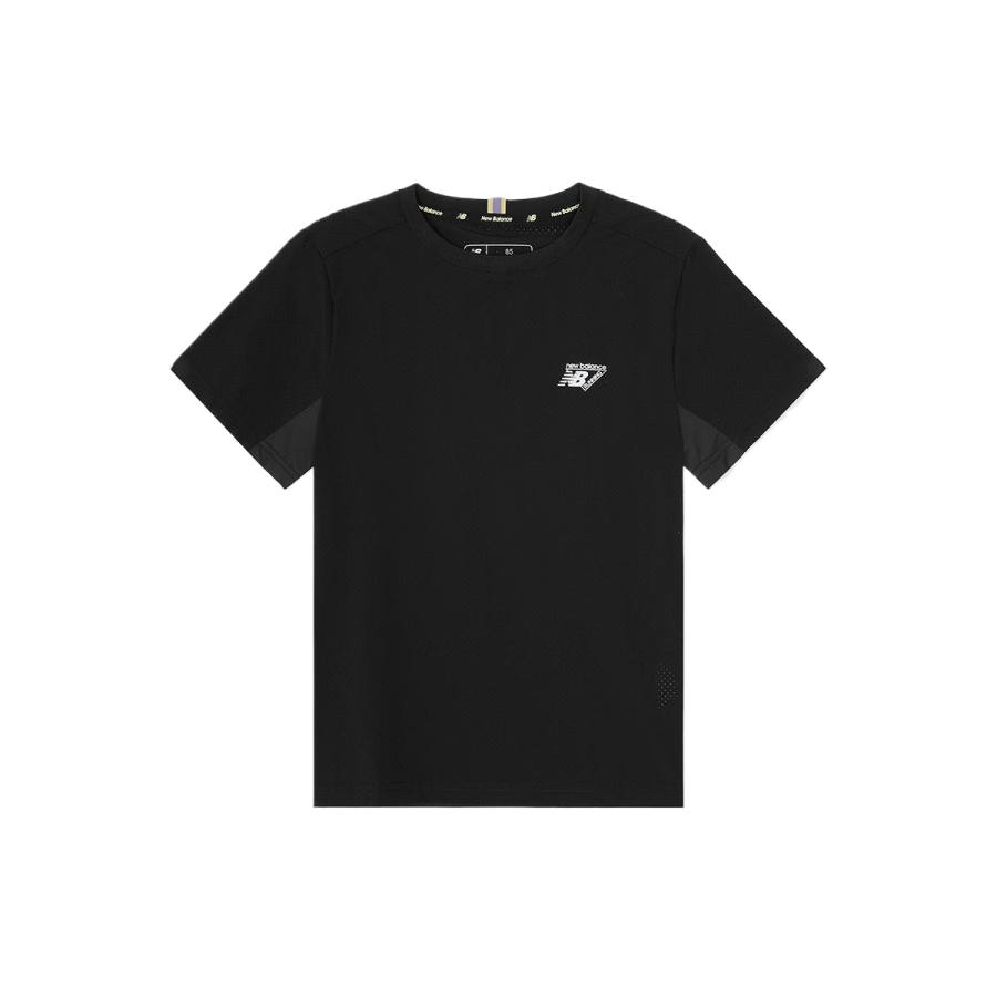 New Balance New Balance NB Athletics T Shirts Women's Black Crew Neck Moderate