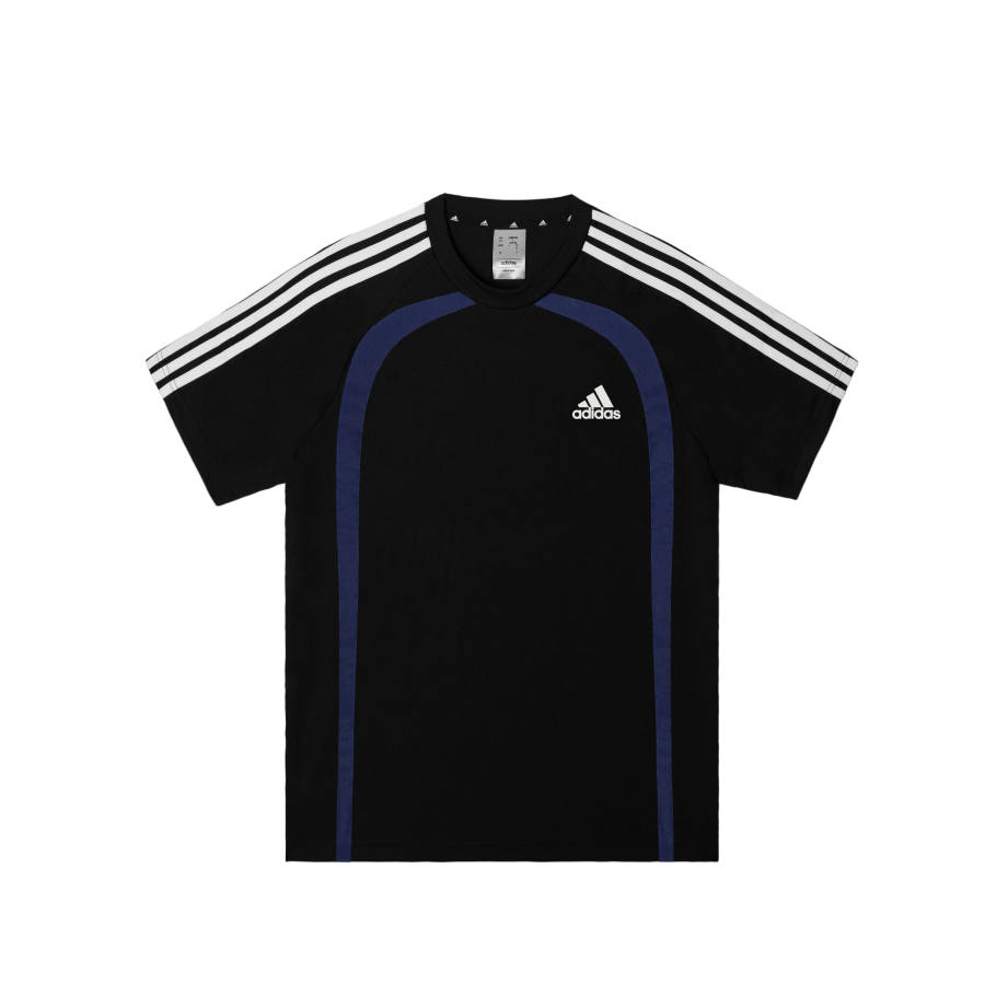 Adidas Adidas Football T Shirts Men's Black Crew Neck Moderate