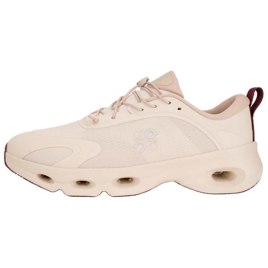LOEWE On X LOEWE Casual Shoes Men's Low Top Sand & Burgundy Red