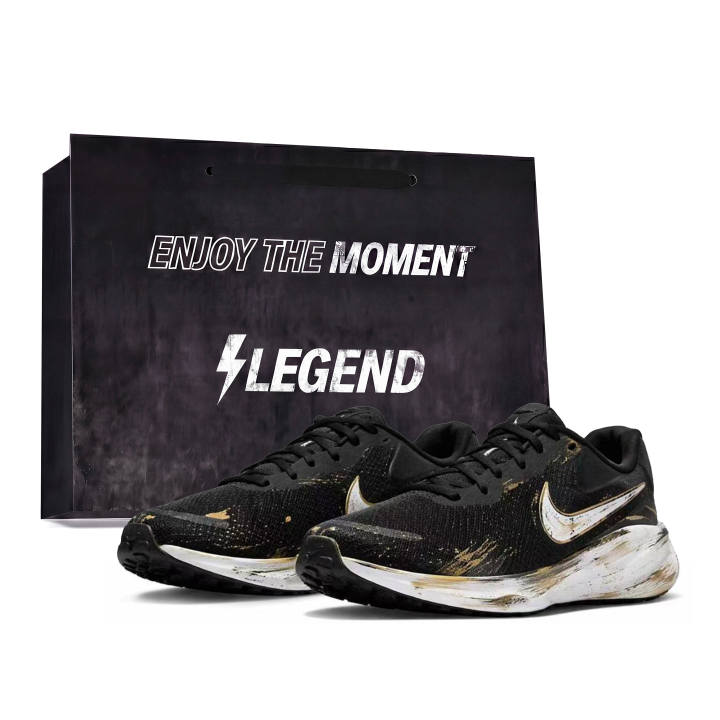Nike Nike REVOLUTION 7 Running Shoes Unisex Low Top Black/White/Gold
