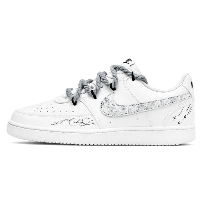 Nike Nike Court Vision Skateboard Shoes Unisex Low Top Gray