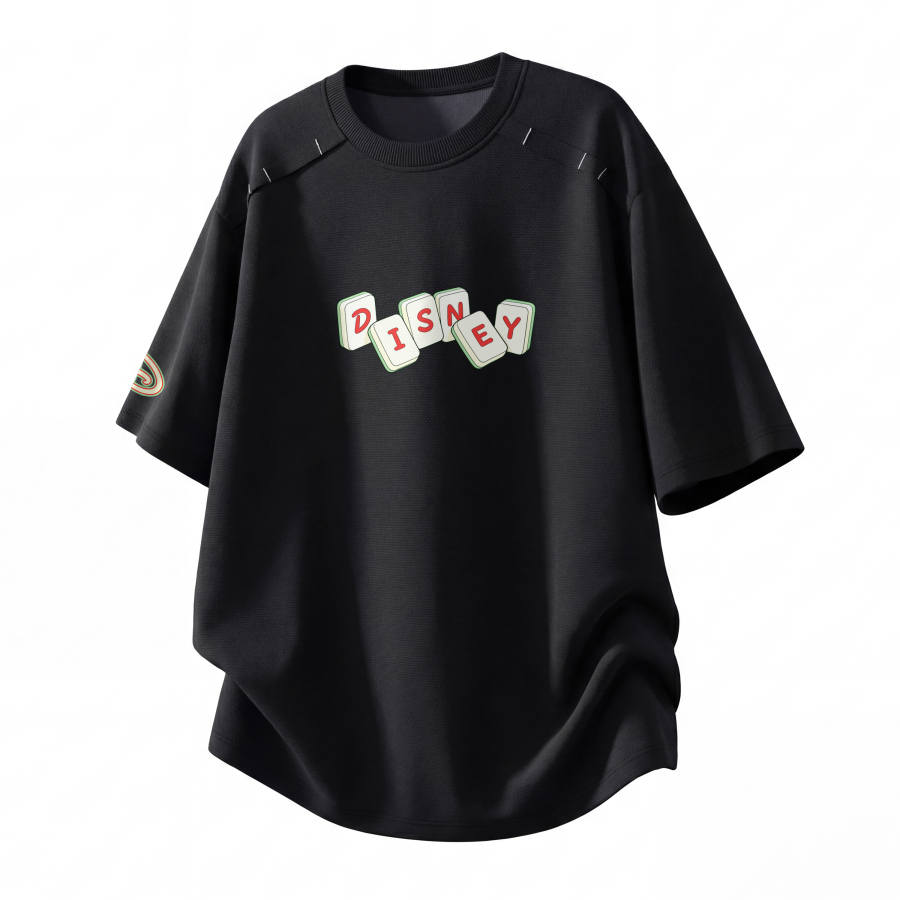 Disney T Shirts Unisex Crew Neck Moderate Straight Fit