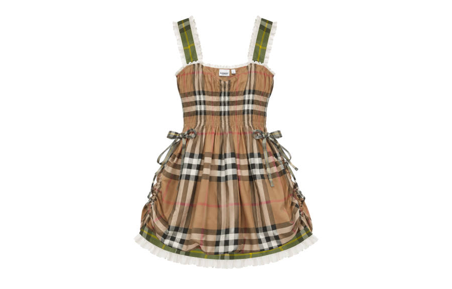 Burberry Slip Dresses Women's Moderate Short Skirt