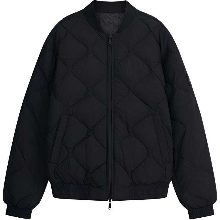 Calvin Klein Down Jackets Men's UB1 Space Black Baseball Collar Moderate