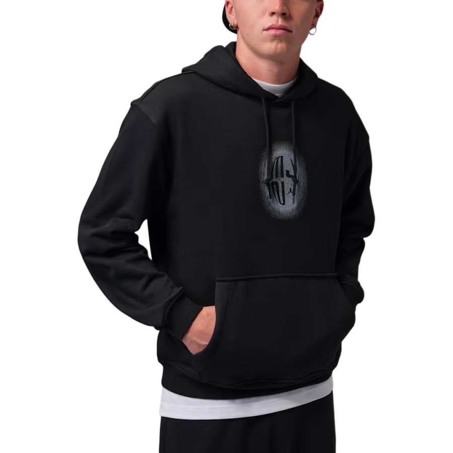 Jordan Jordan Sport Sweatshirts Men's Black Hooded Non Detachable Moderate Straight Fit