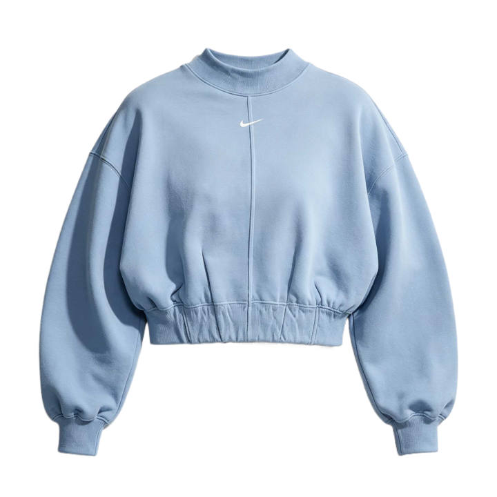 Nike Nike Sweatshirts Women's Work Blue/Canvas Stand Collar Moderate