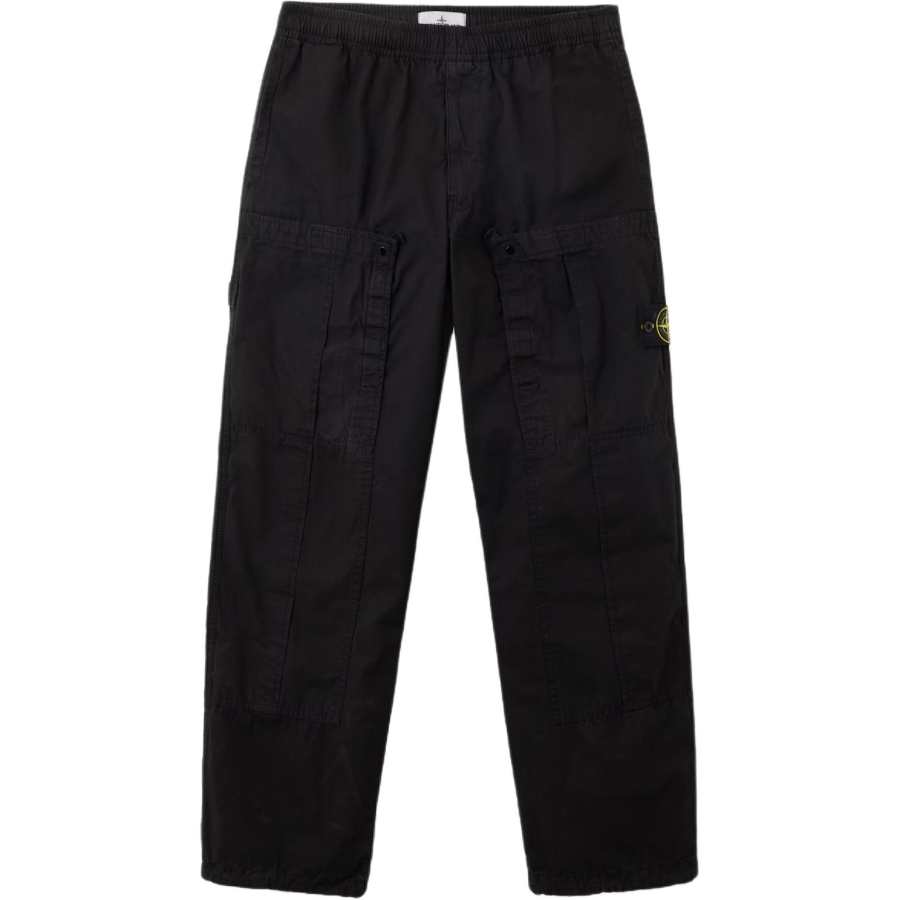 STONE ISLAND Cargo Pants Men's Black Moderate