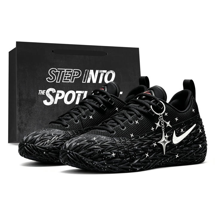 Nike Nike S.T. Charge Basketball Shoes Unisex Low Top White/Black