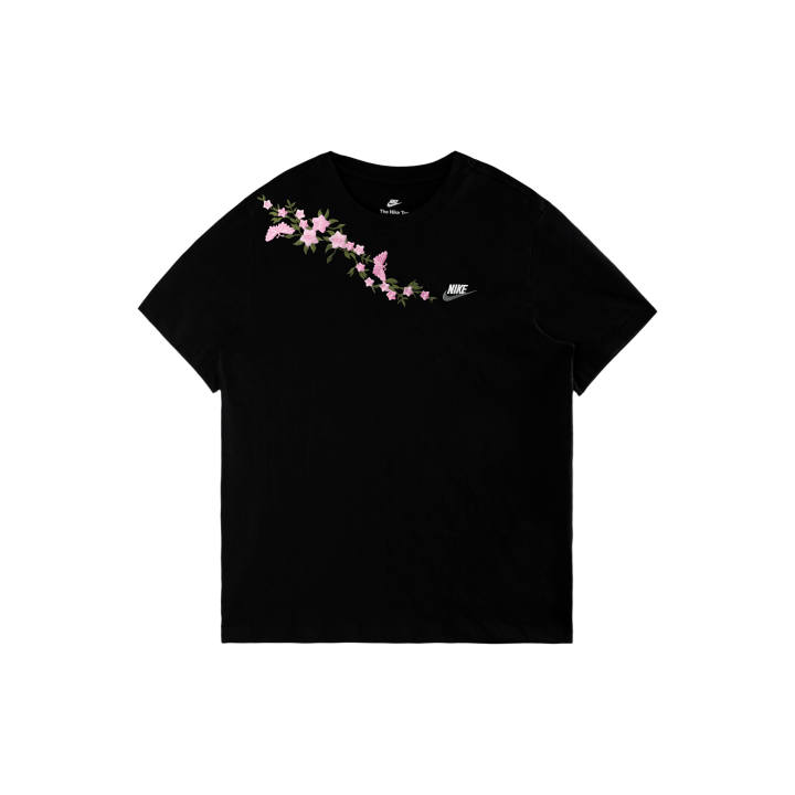 Nike Nike Sportswear Club T Shirts Unisex Black/White/Dark Gray Crew Neck Moderate