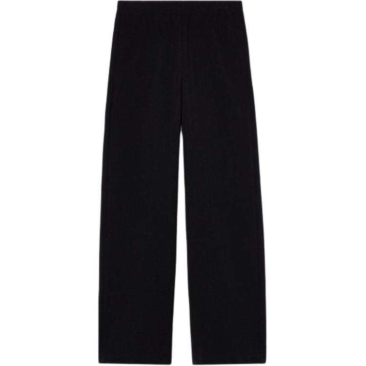 GUCCI Knitted Sweatpants Men's Black Moderate Straight Fit Pants