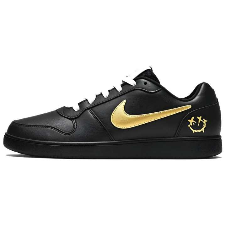 Nike Nike EBERNON Skateboard Shoes Men's Low Top Black
