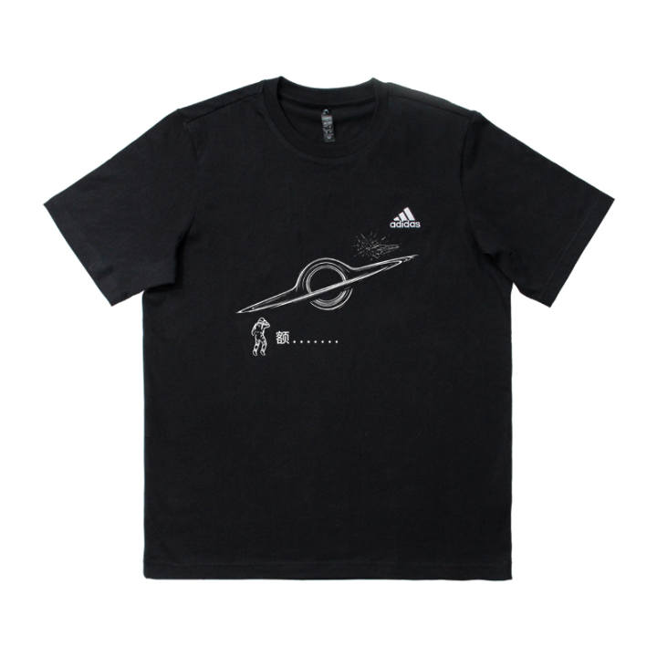 Adidas Adidas MUST HAVES T Shirts Unisex Black Crew Neck Moderate