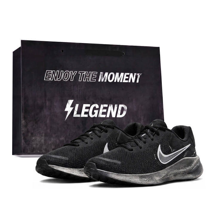 Nike Nike REVOLUTION 7 Running Shoes Unisex Low Top Black/White/Silver