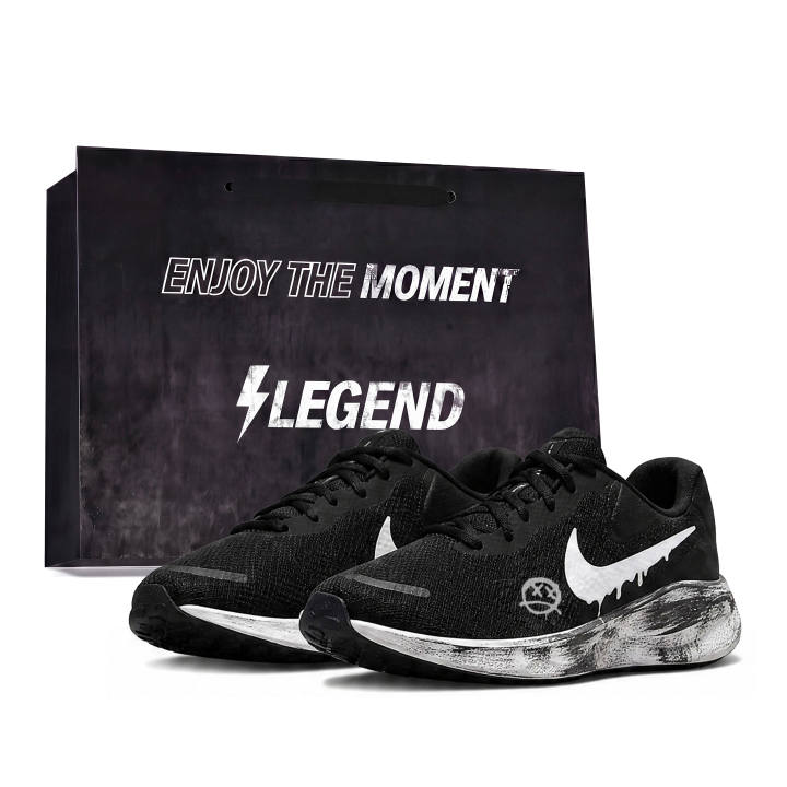 Nike Nike REVOLUTION 7 Running Shoes Unisex Low Top Black/White