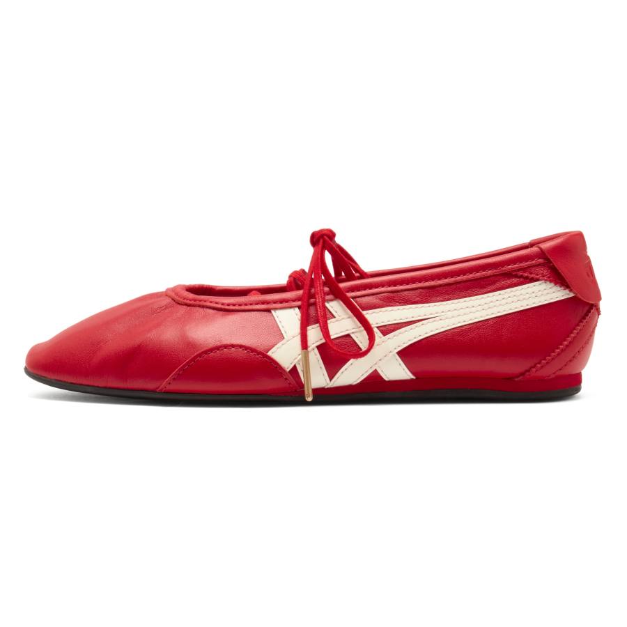 Onitsuka Tiger GYMNARINA Mary Jane Shoes Women's Low Top Red/White