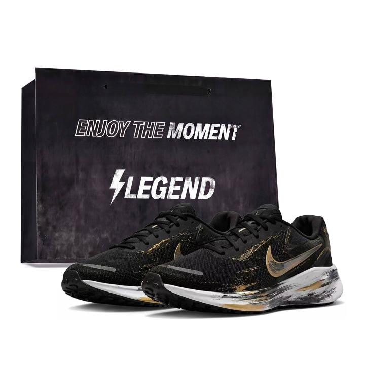 Nike Nike REVOLUTION 7 Running Shoes Unisex Low Top Black/White/Gold