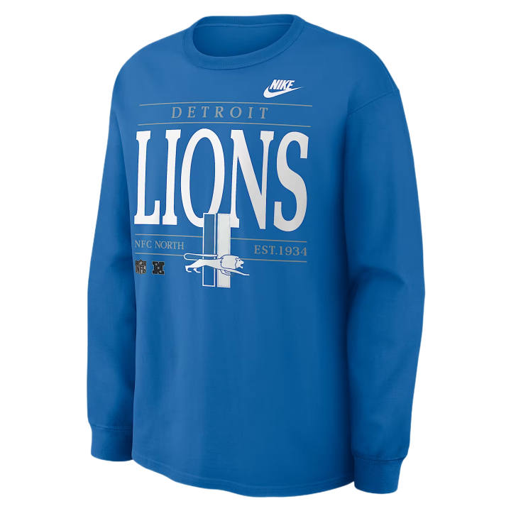 Nike Nike NFL T Shirts Men's Blue Crew Neck Moderate