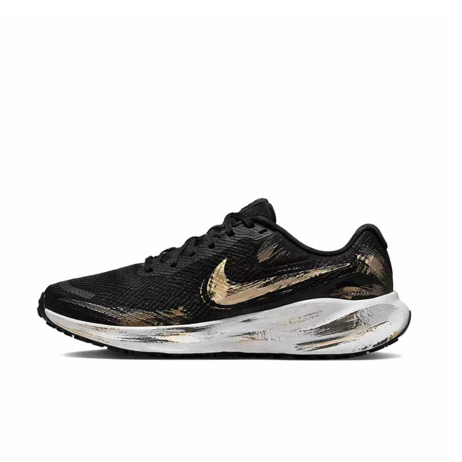 Nike Nike REVOLUTION 7 Running Shoes Unisex Low Top Black/White/Gold