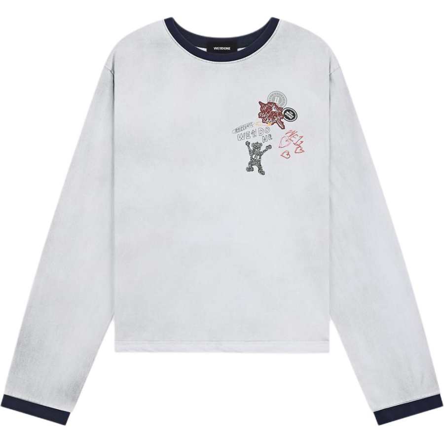 WE11DONE WE11DONE T Shirts Unisex White Crew Neck