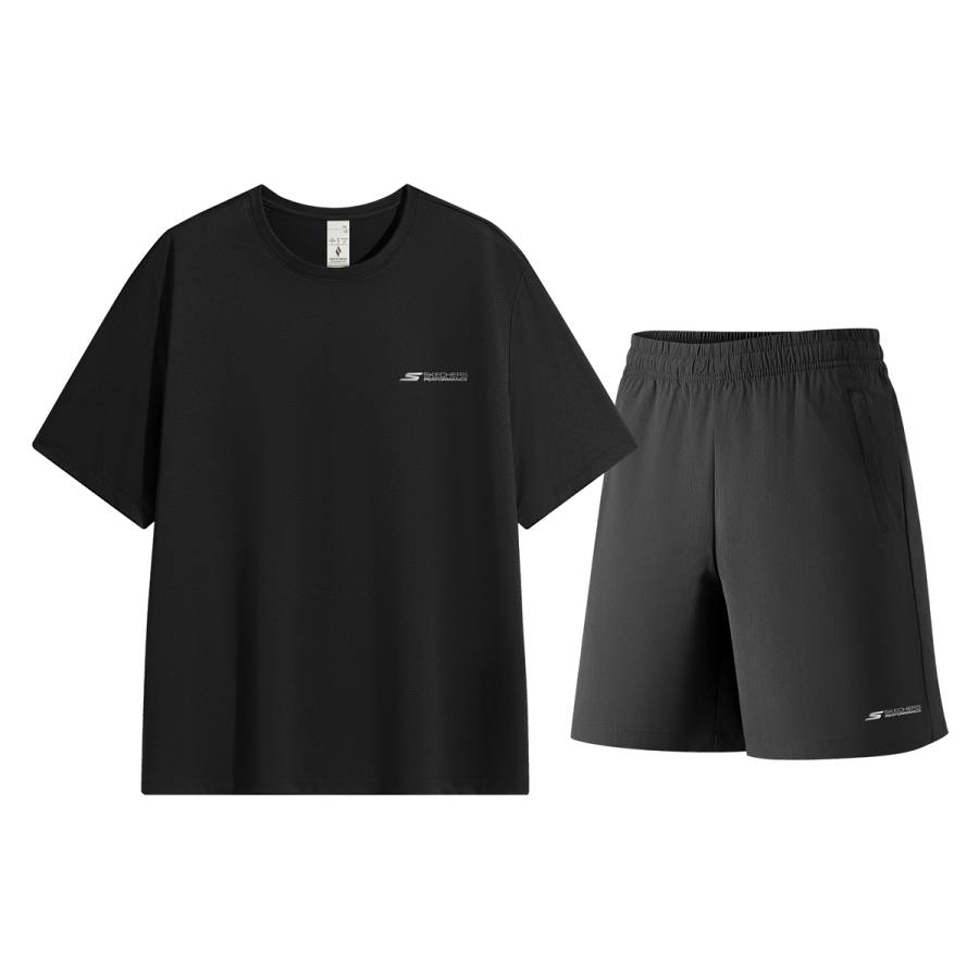 Skechers Casual Sportswear Unisex Crew Neck Moderate