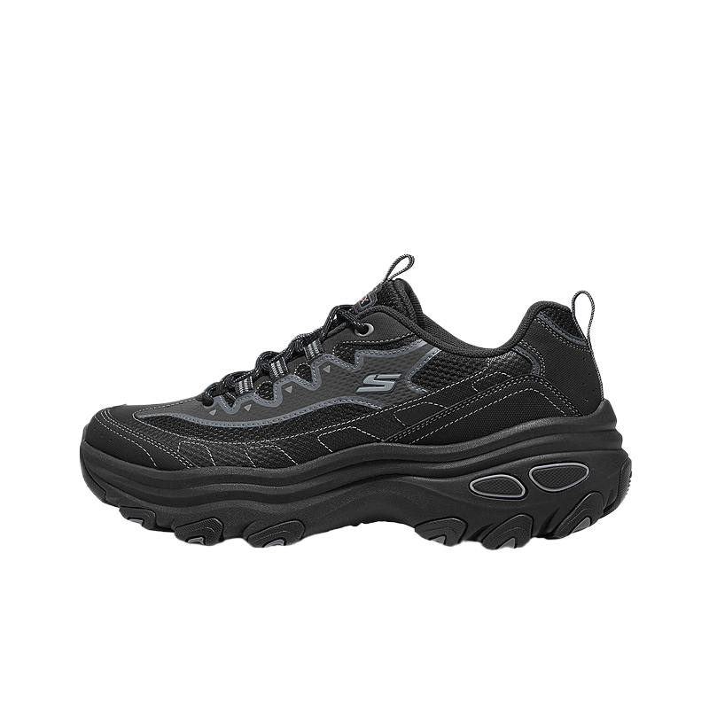 Skechers OUTDOOR MENS Chunky Sneakers Men's Low Top Silver