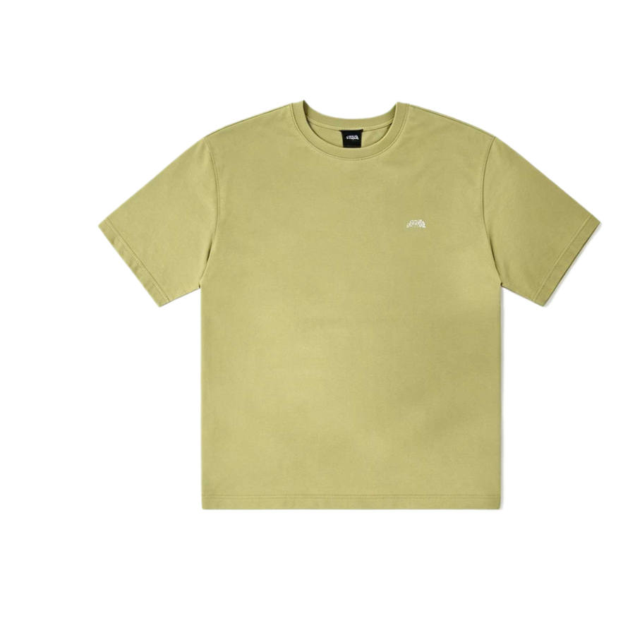 THE NORTH FACE UE T Shirts Men's Refreshing Pear Yellow Crew Neck Moderate