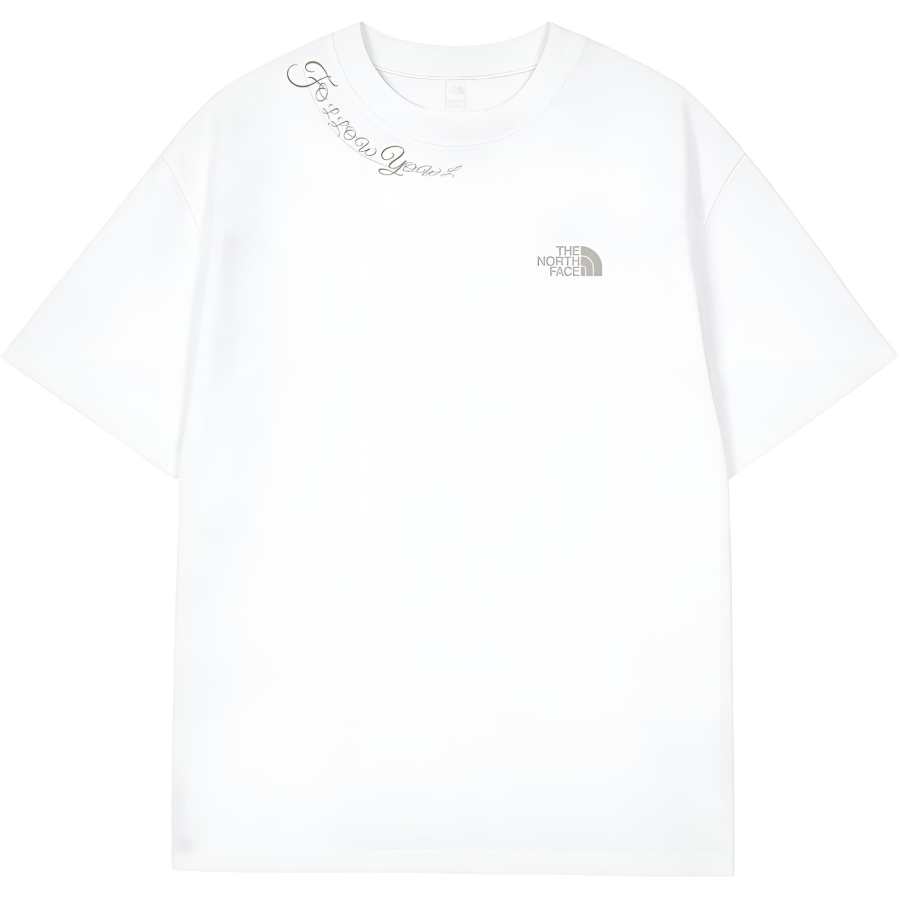 THE NORTH FACE T Shirts Unisex White Crew Neck Moderate