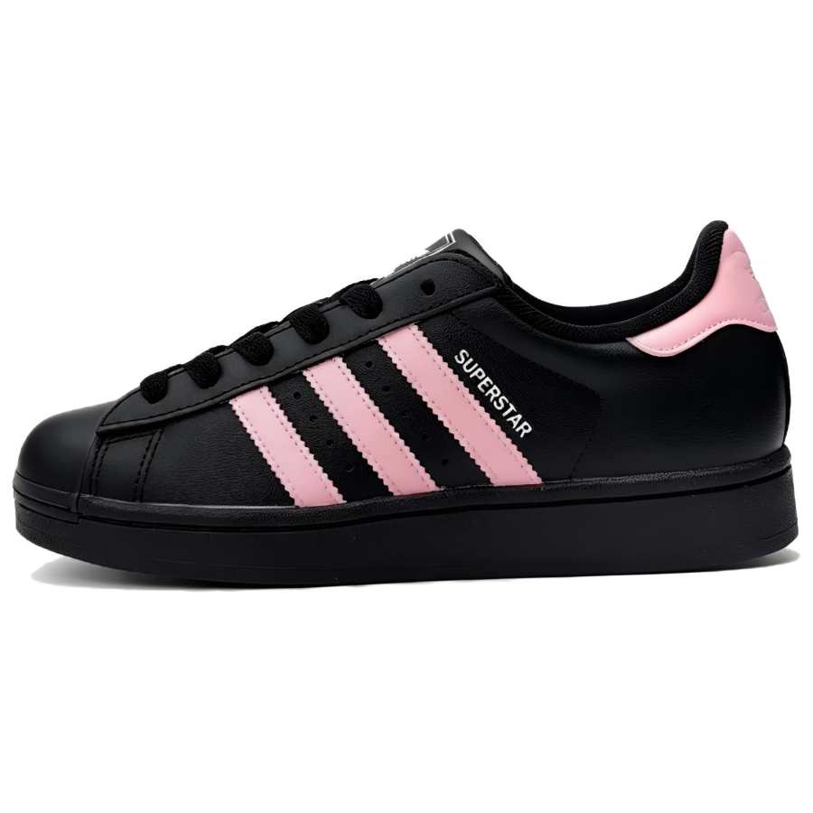 Adidas Originals Superstar 2 Cool Sweet Berry Pink Slip Resistant Abrasion Resistant Low top Skateboard Shoes Unisex