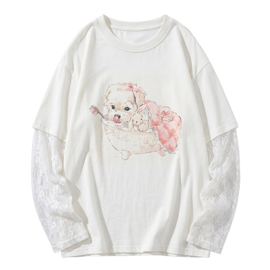 SNBL T Shirts Women's White 7A Antibacterial Crew Neck Moderate