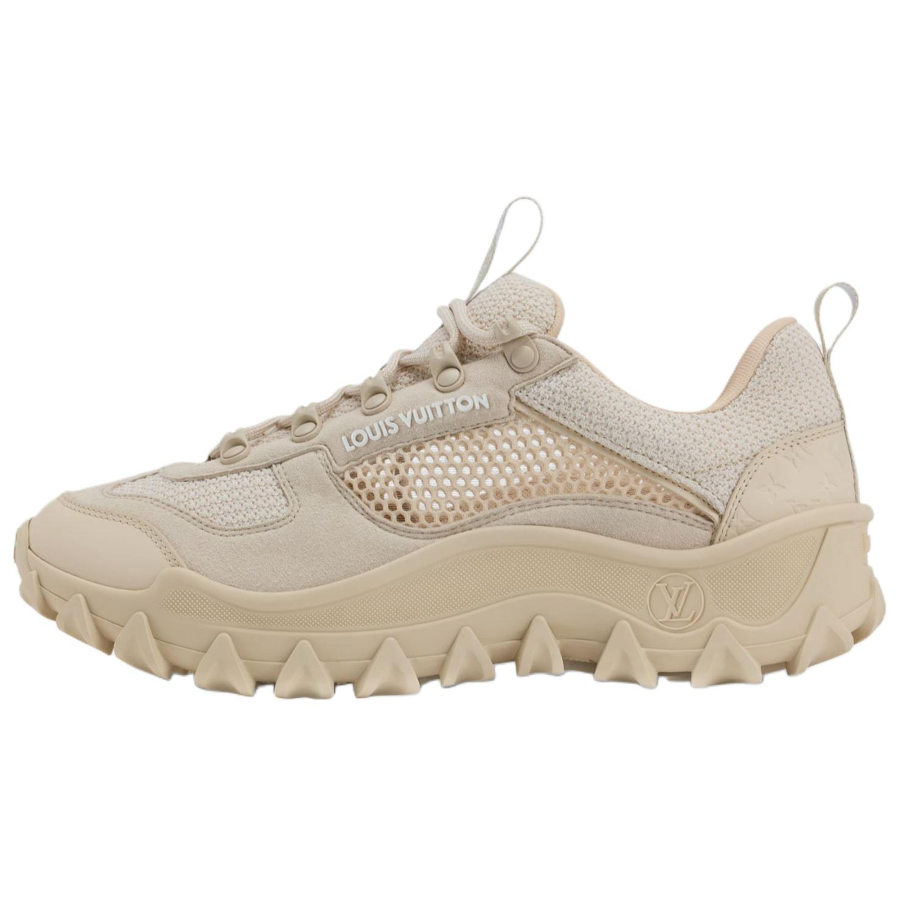 LOUIS VUITTON Romy Casual Shoes Women's Low Top Light Taupe
