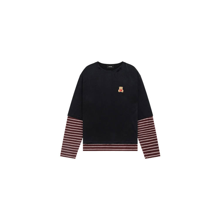 WE11DONE WE11DONE Sweatshirts Unisex Black Crew Neck Moderate