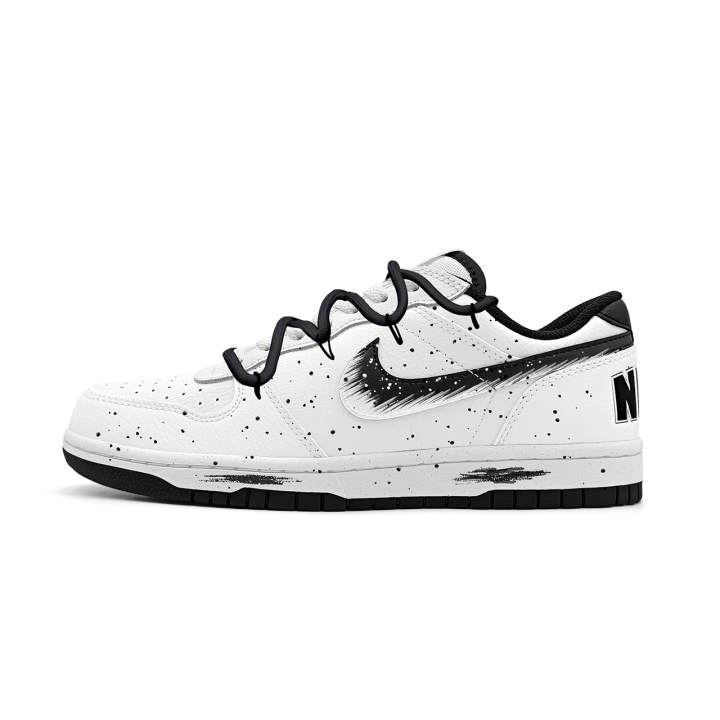 Nike Nike Big Skateboard Shoes Men's Low Top Black